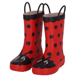 Bottes enfants coccinelle