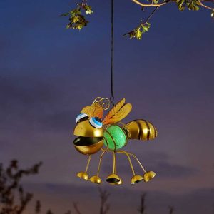 Abeille BeeGlo phosphorescente suspendue