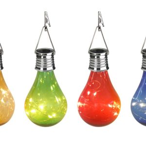 Ampoule colorée solaire – micro LED à suspendre