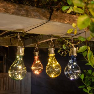 Ampoule colorée solaire – micro LED à suspendre