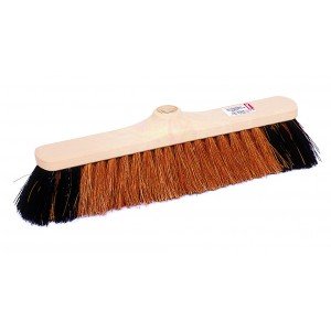 BALAI « PERF » 38CM COCO NATUREL MOUSTACHE NOIRE DE RENFORT