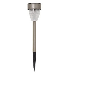 Balise Cygnus 5L Blanc Chaud Inox et verre Solaire