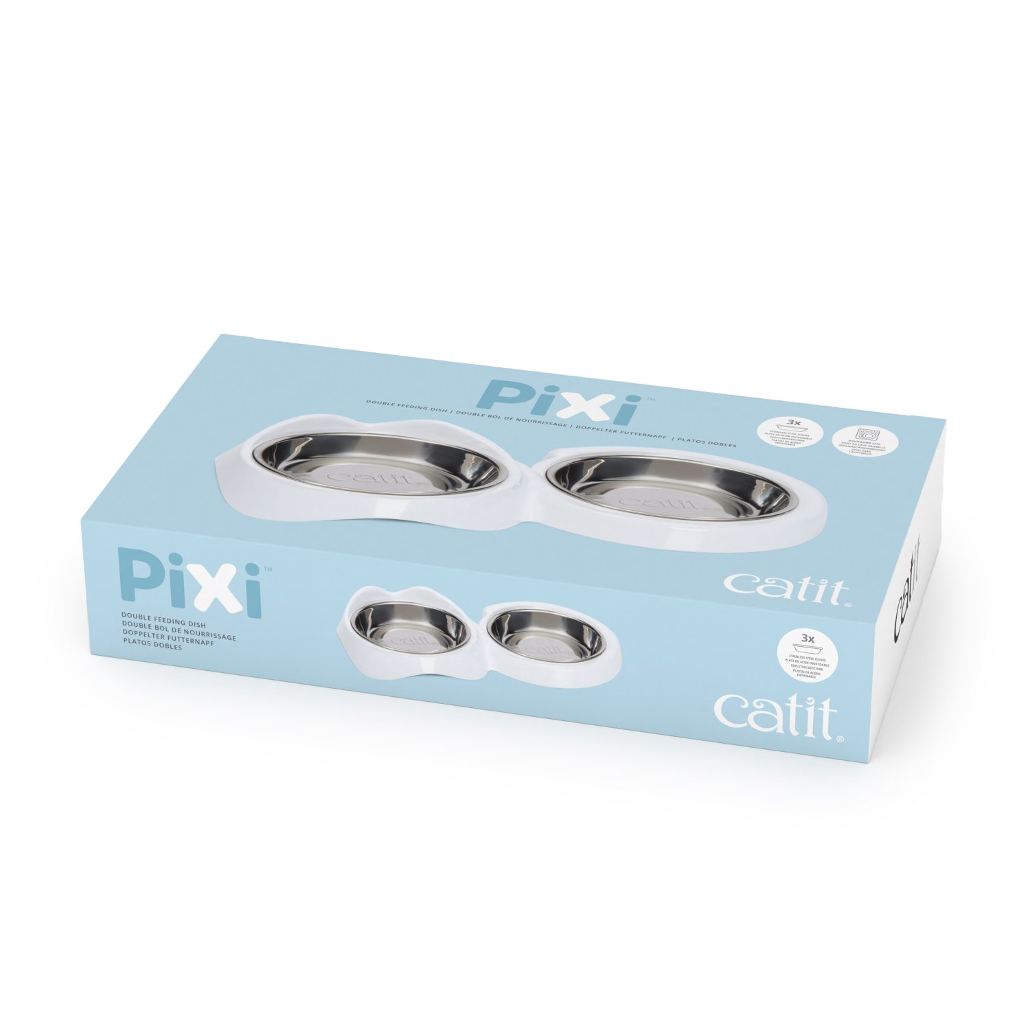 CATIT PIXI BOL DOUBLE BLANC – Image 2