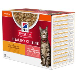 Chat Adult Healthy cuisine Mijo Poulet Saumon 12x80g