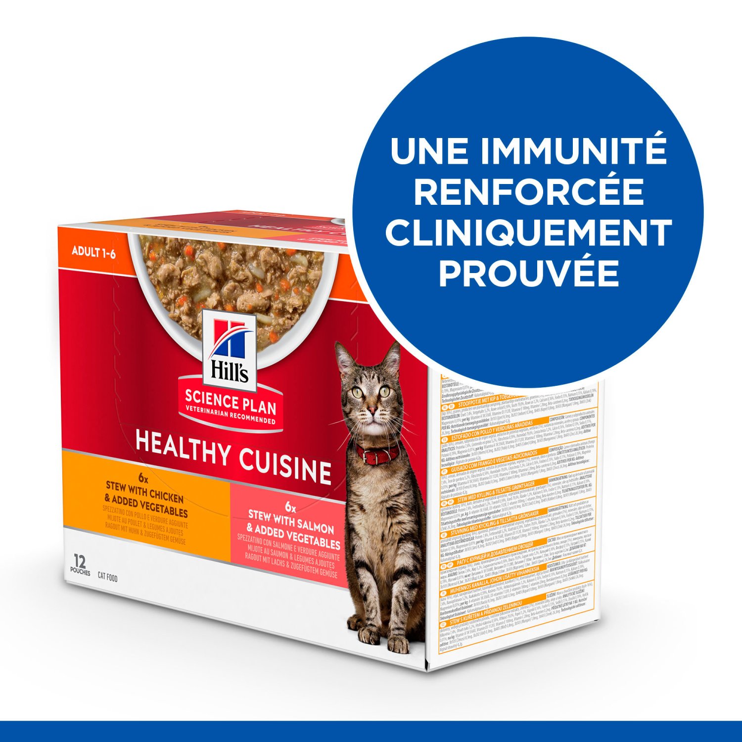 Chat Adult Healthy cuisine Mijo Poulet Saumon 12x80g – Image 2