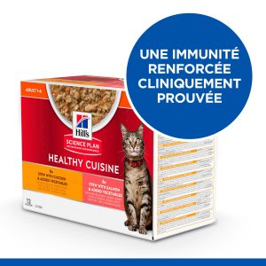 Chat Adult Healthy cuisine Mijo Poulet Saumon 12x80g