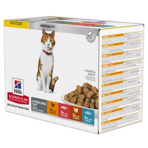 Chat Sterilised MP 4 saveurs 12x85g