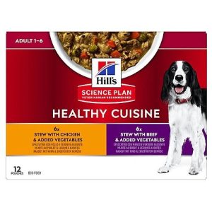 Chien Adult HCuis Mijoté Poulet Bœuf 12x90g