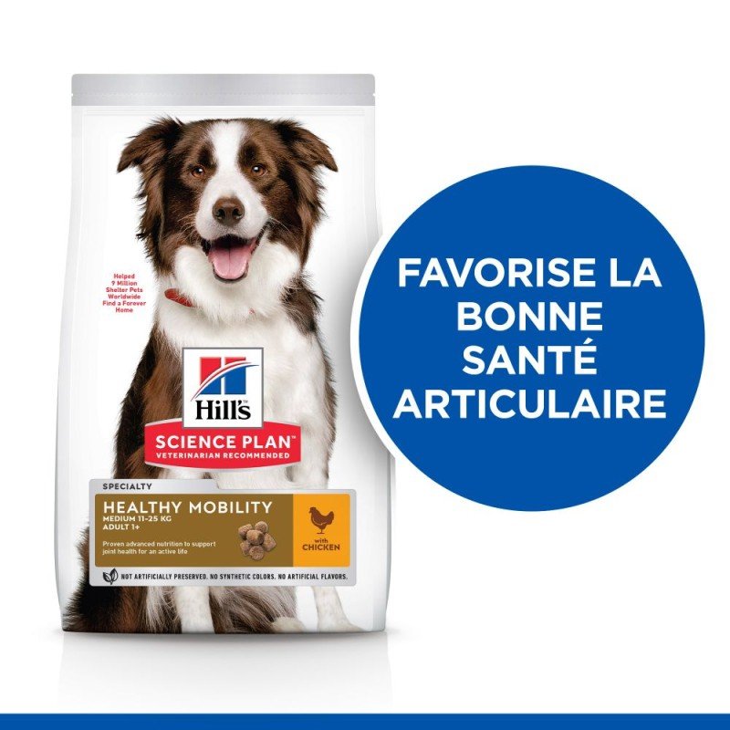 Chien Adult Healthy Mobility Medium Poulet 12kg – Image 2