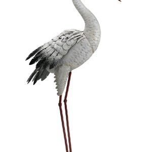 CIGOGNE EN METAL 88CM