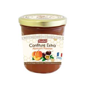 CONFITURE abricot/passion au miel 375g