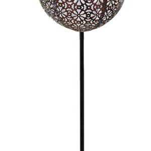 Décoration métal à énergie solaire – design rétro