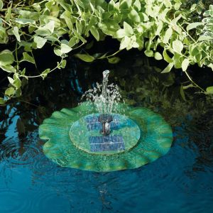 Fontaine nénuphar flottant