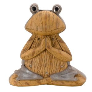 Grenouille Pierre de Bois Solaire