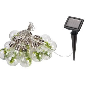 Guirlande 15 Ampoules Fougères Blanc Chaud 4,80M