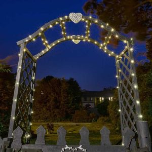 Guirlande Luciole 200 leds blanc chaud Solaire