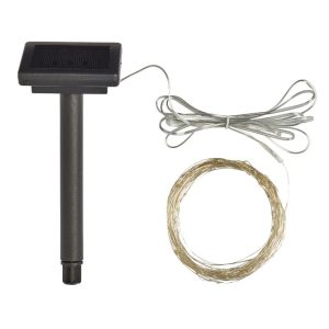 Guirlande multicolore 100 leds Solaire