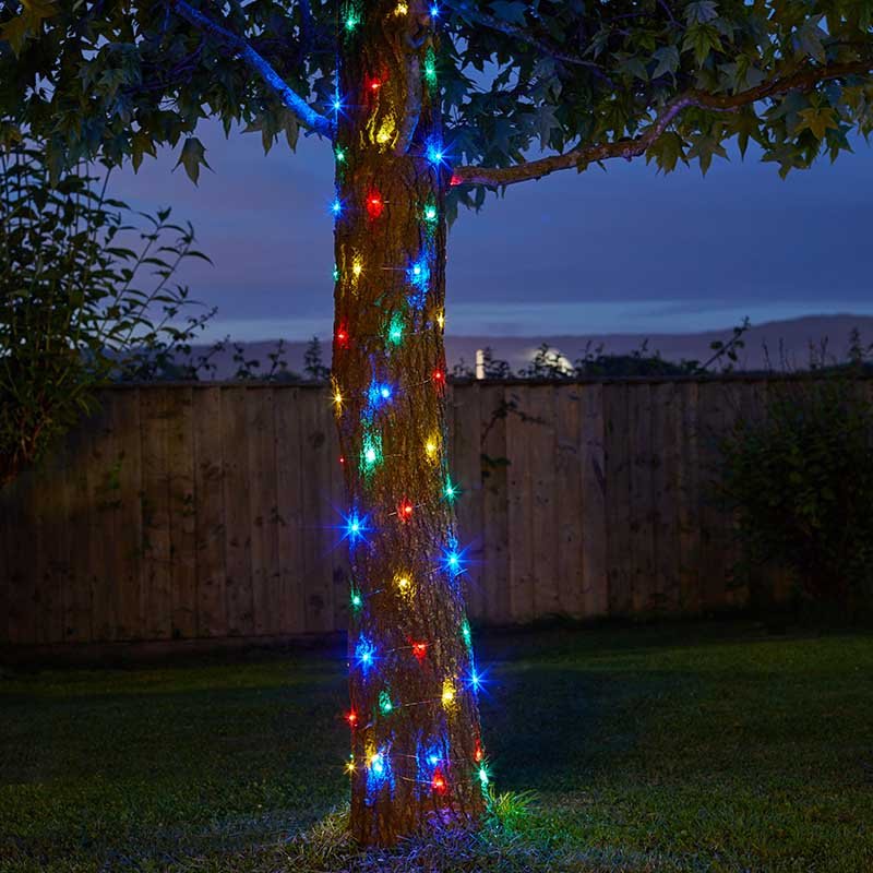 Guirlande multicolore 100 leds Solaire – Image 2