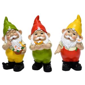 NAIN DE JARDIN JARDINIER EN POLYRESINE