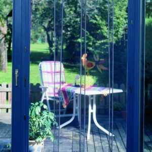 RIDEAU MOSQUITO GRIS 100×200