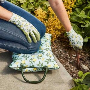Sicillian lemon kneeler pillow