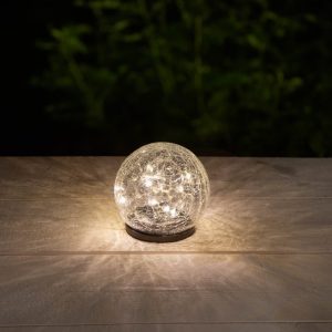 Sphère à énergie solaire – effet verre brisé