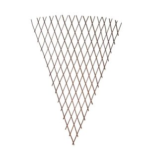 Treillis éventail extensible en saule – 1.8 x 0.9m