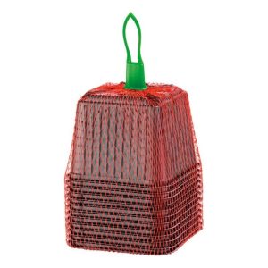 12 Pots en plastique, 9 cm carré, noir