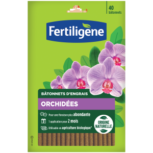 40 Bâtonnets d&rsquo;engrais orchidées