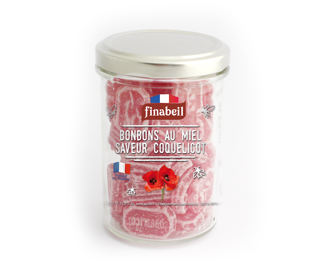 BONBONS coquelicot - miel 130g