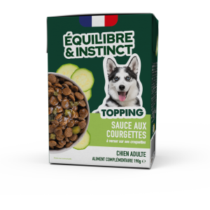 BRIQUE CHIEN COURGETTES 190G