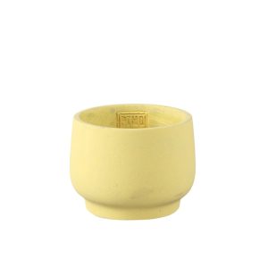 Cache pot Aline jaune S
