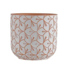 CACHE-POT CERAMIQUE TERRE CUITE BLOSSOM