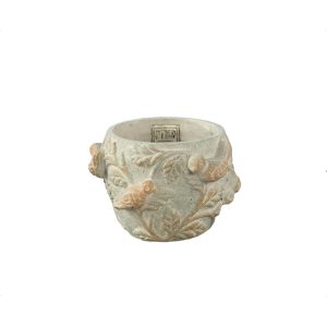 Cache pot oiseaux Trilbye crème