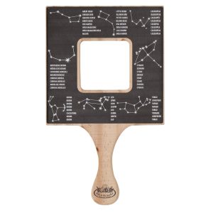 Cadre explorateur ciel étoilé