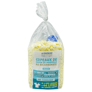 Copeaux de savon de Marseille  au Bicarbonate Neutre – 1 kg.