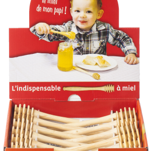 CUILLERE A MIEL EN BUIS Bois dur tourné artisanal