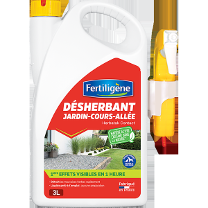 Désherbant jardin, cours, allées prêt à l’emploi