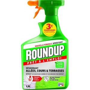 Désherbants cours allées et terrasses