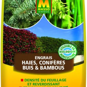 Engrais Granulés Haies, Conifères, Buis et Bambous 5 Kg UAB