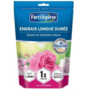 Engrais longue durée osmocote max rosiers et arbustes à fleurs 700g