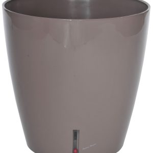 EVA NEW ROND TAUPE à réserve d&rsquo;eau