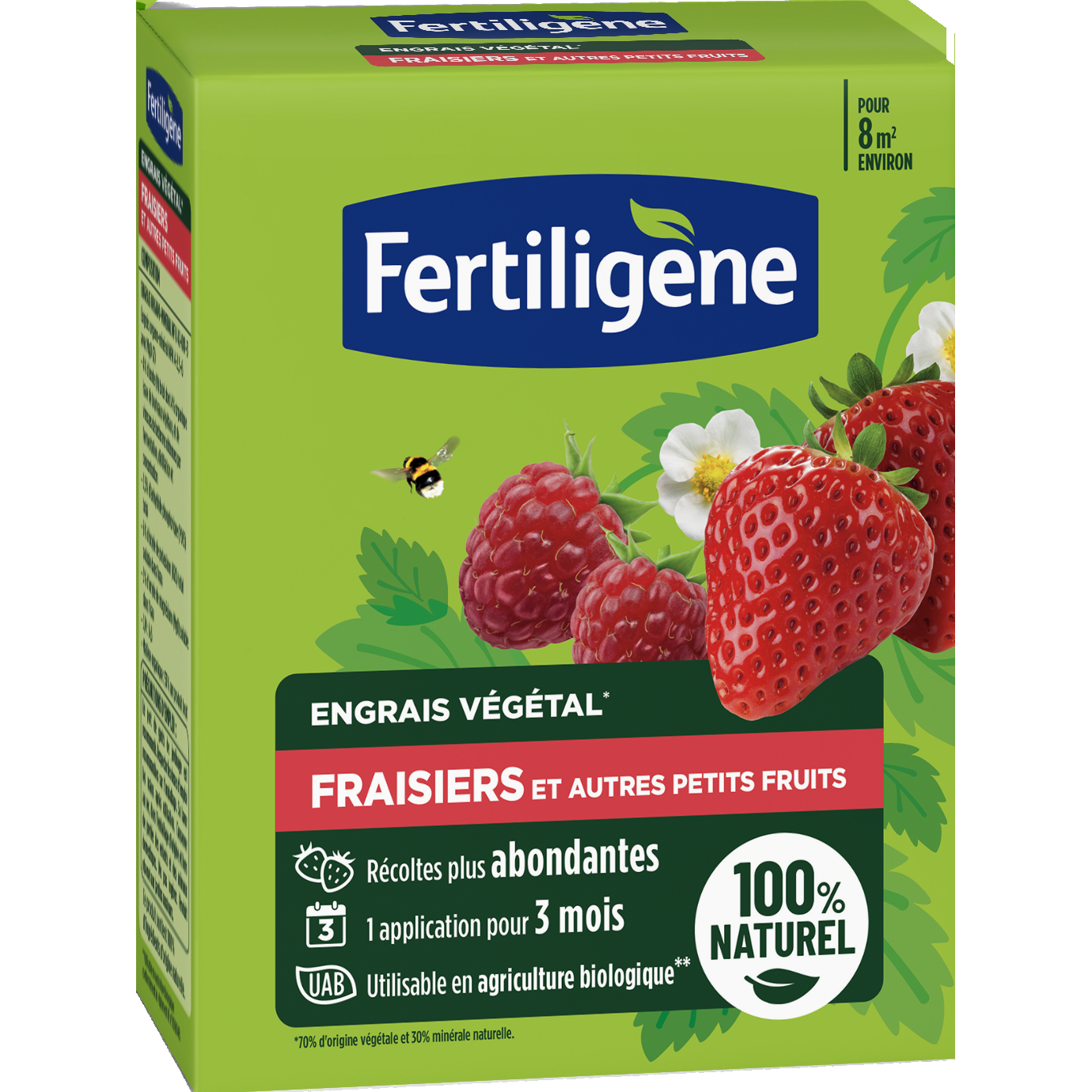 Fertiligène Engrais fraisiers et autres petits fruits 650g