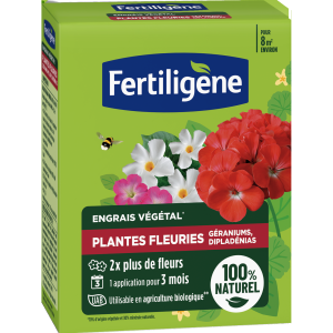 Fertiligène Engrais plantes fleuries géraniums, dipladénias 650g