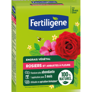 Fertiligène Engrais rosiers et arbustes à fleurs 650g