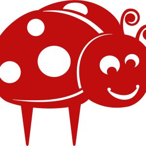 Figurine coccinelle à piquer