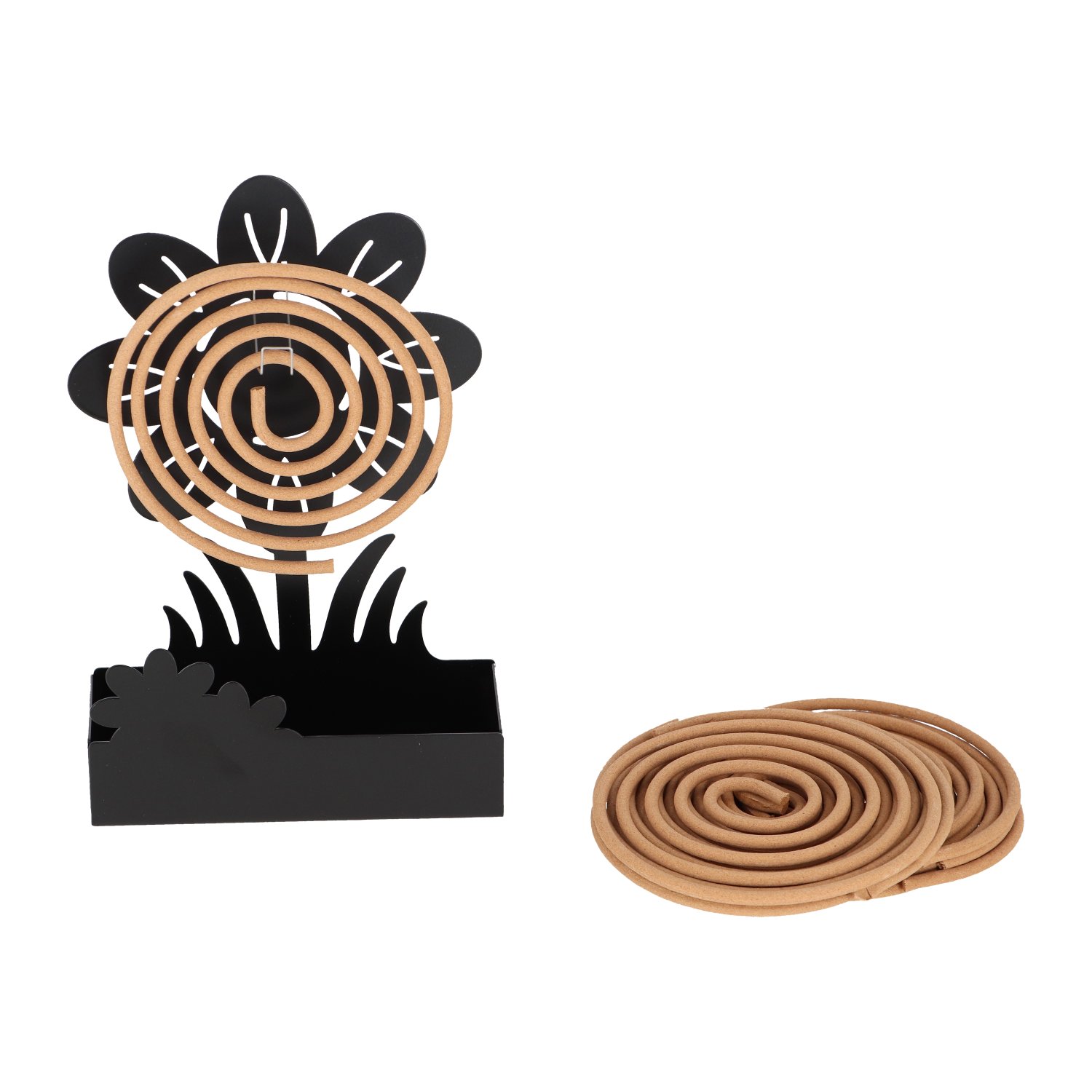 Fleur support spirale citronnelle