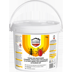 Fourmis terre de diatomée 1Kg