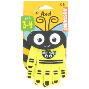Gant de jardinage enfant jaune, AXEL l&rsquo;abeille