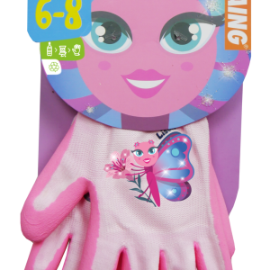 Gant de jardinage enfant rose, LISON le papillon